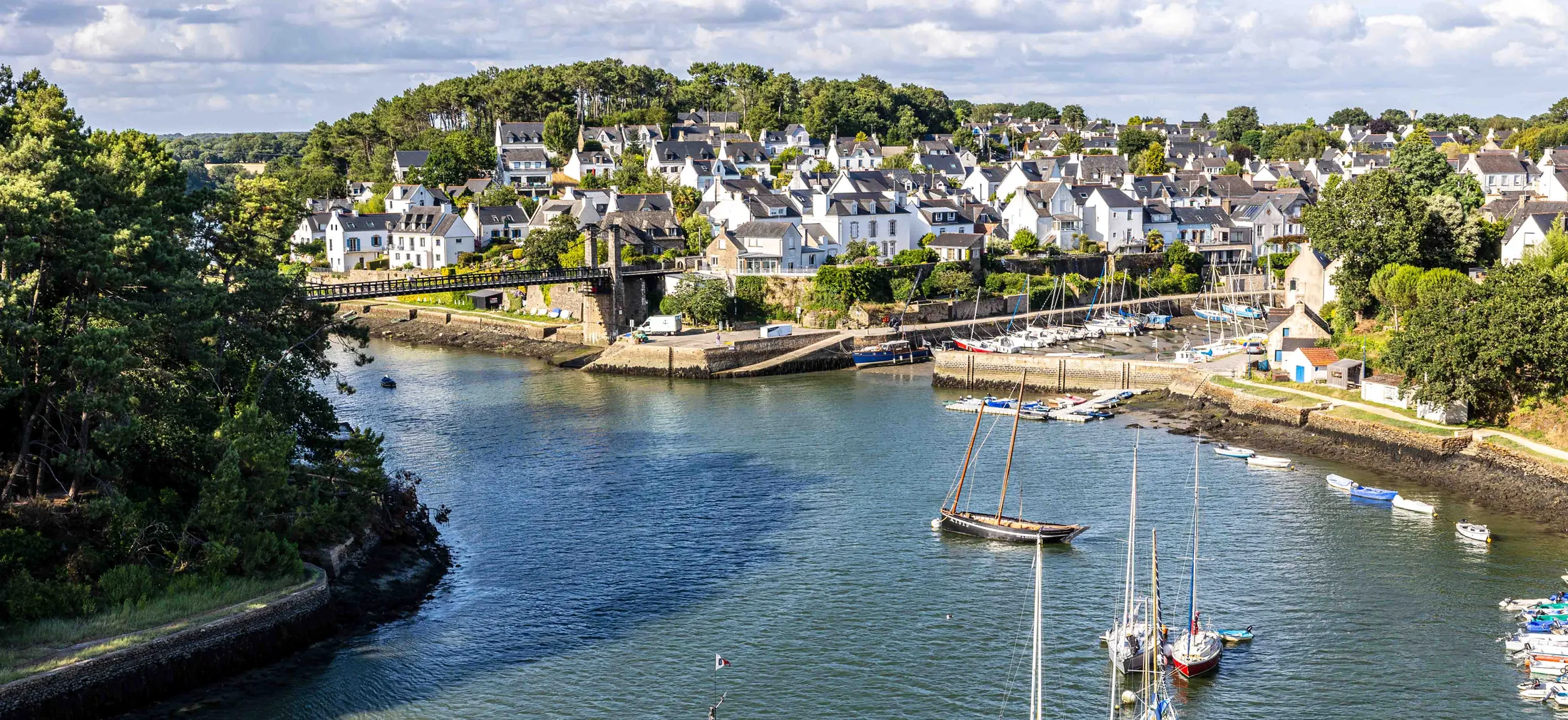Le port du Bono vu du ciel