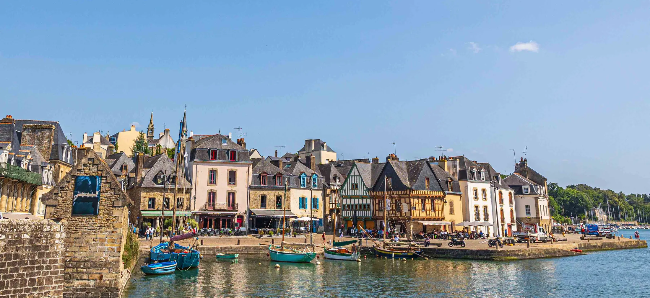 Les quais de Saint-Goustan, à Auray