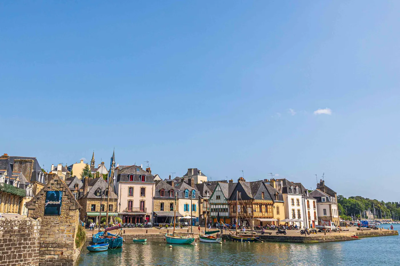 Les quais de Saint-Goustan, à Auray