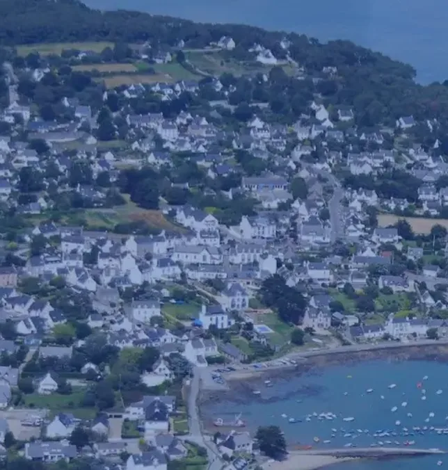 Le port de Baden, vue aérienne