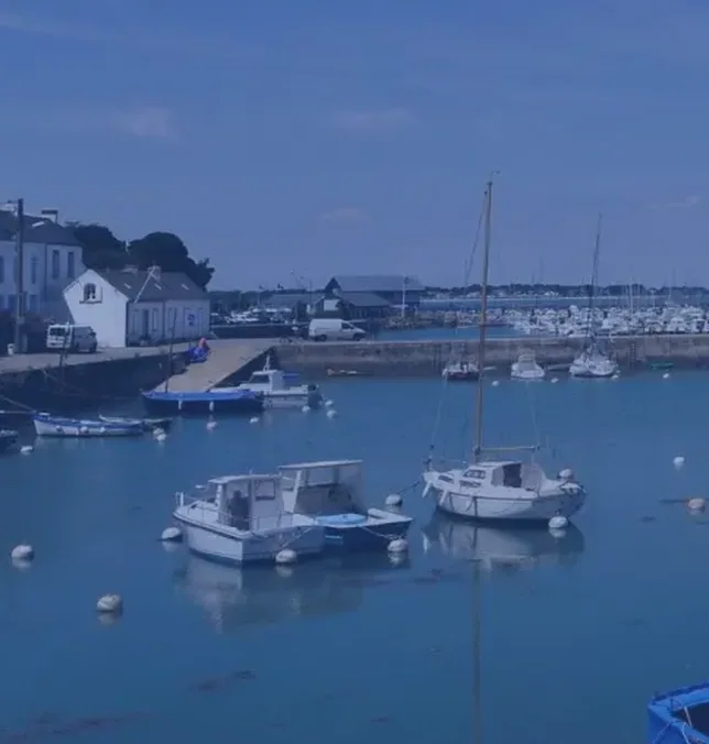 Port Haliguen, vue aérienne du port